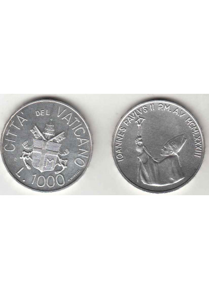 1983 Lire 1000 Argento Giovanni Paolo II
